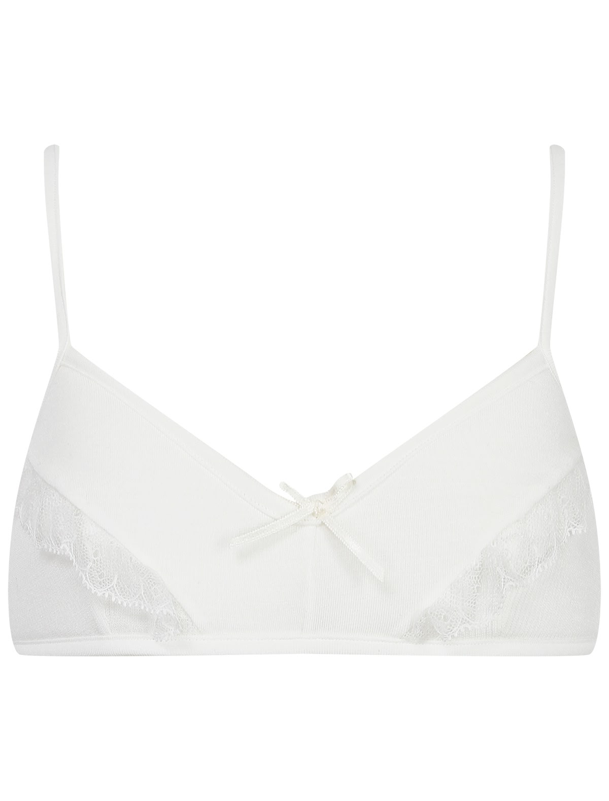 Кремовый бюстгальтер