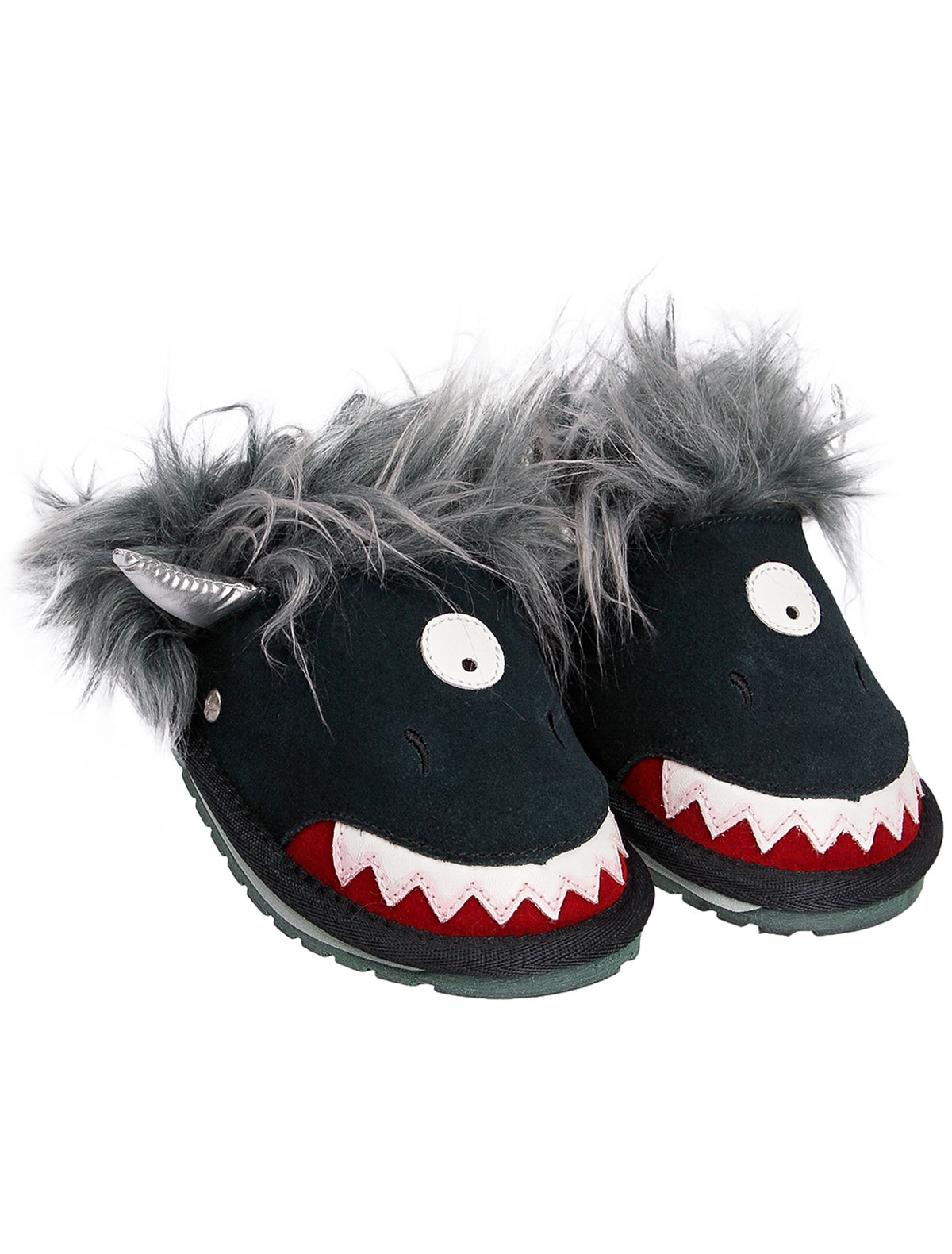 Тапочки из замши Монстр