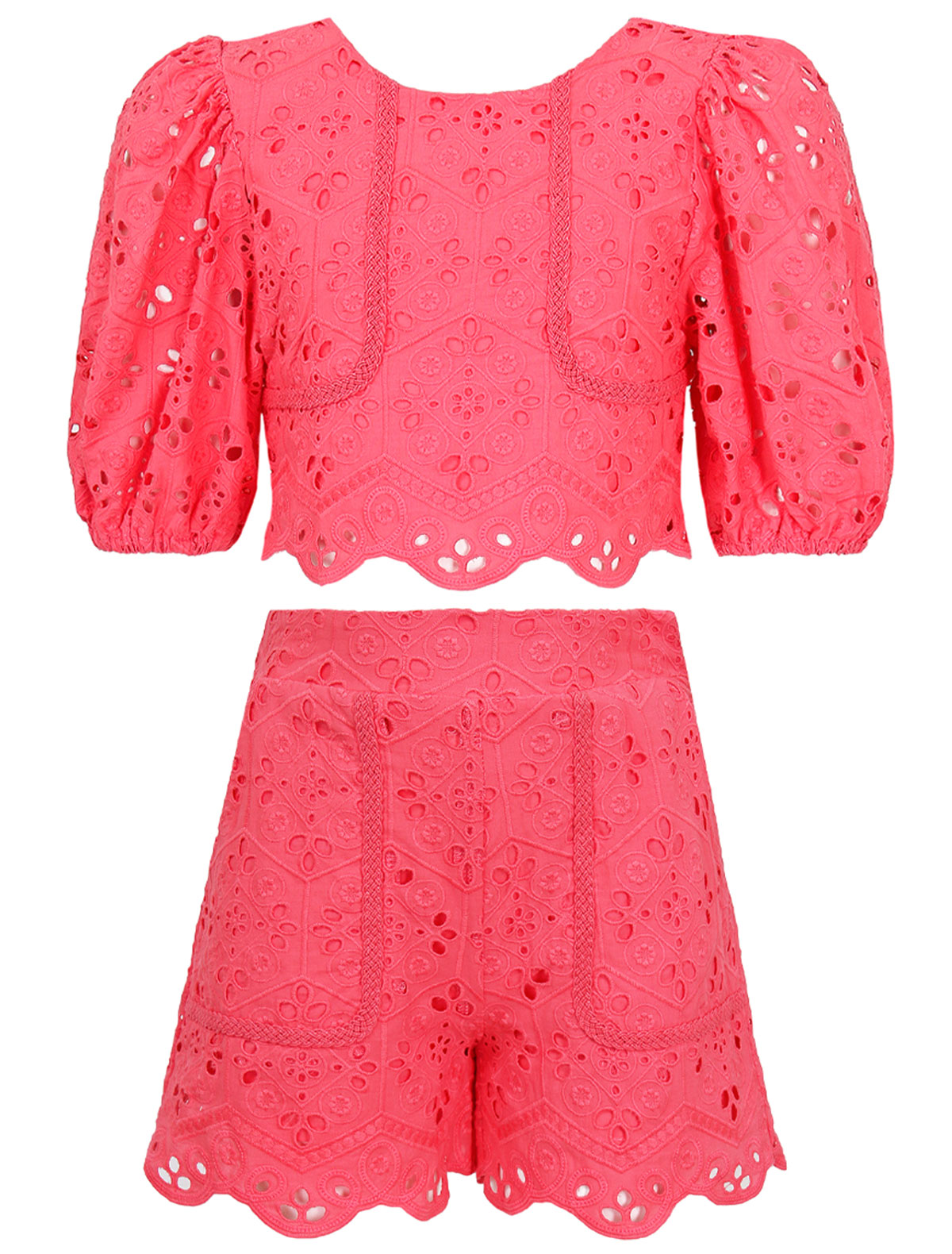 Комплект цвета фуксии