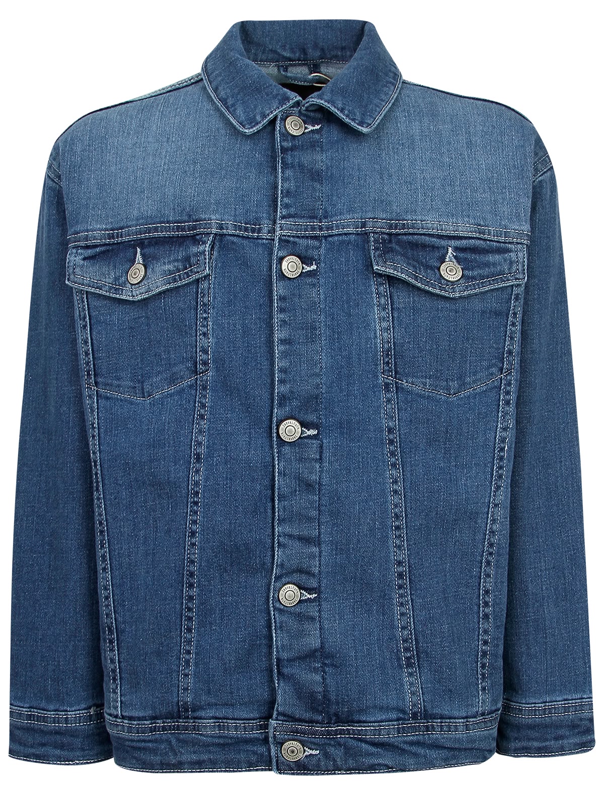 Синяя джинсовая куртка