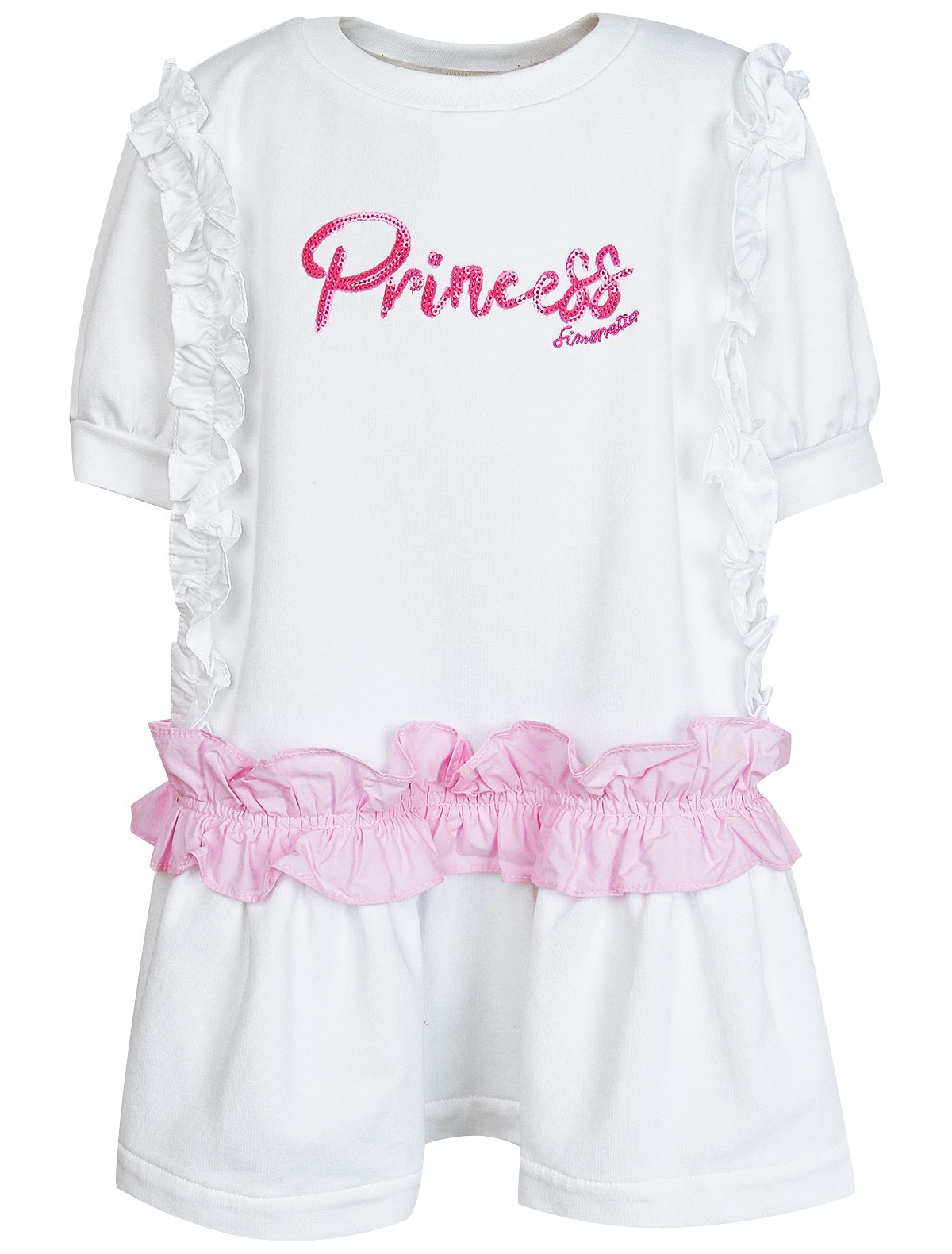 Платье с оборками