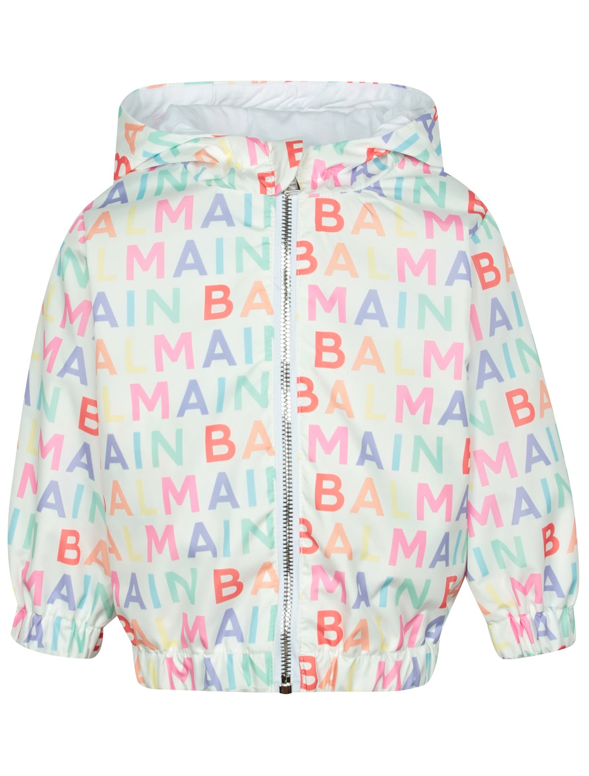 Куртка с разноцветными логотипами