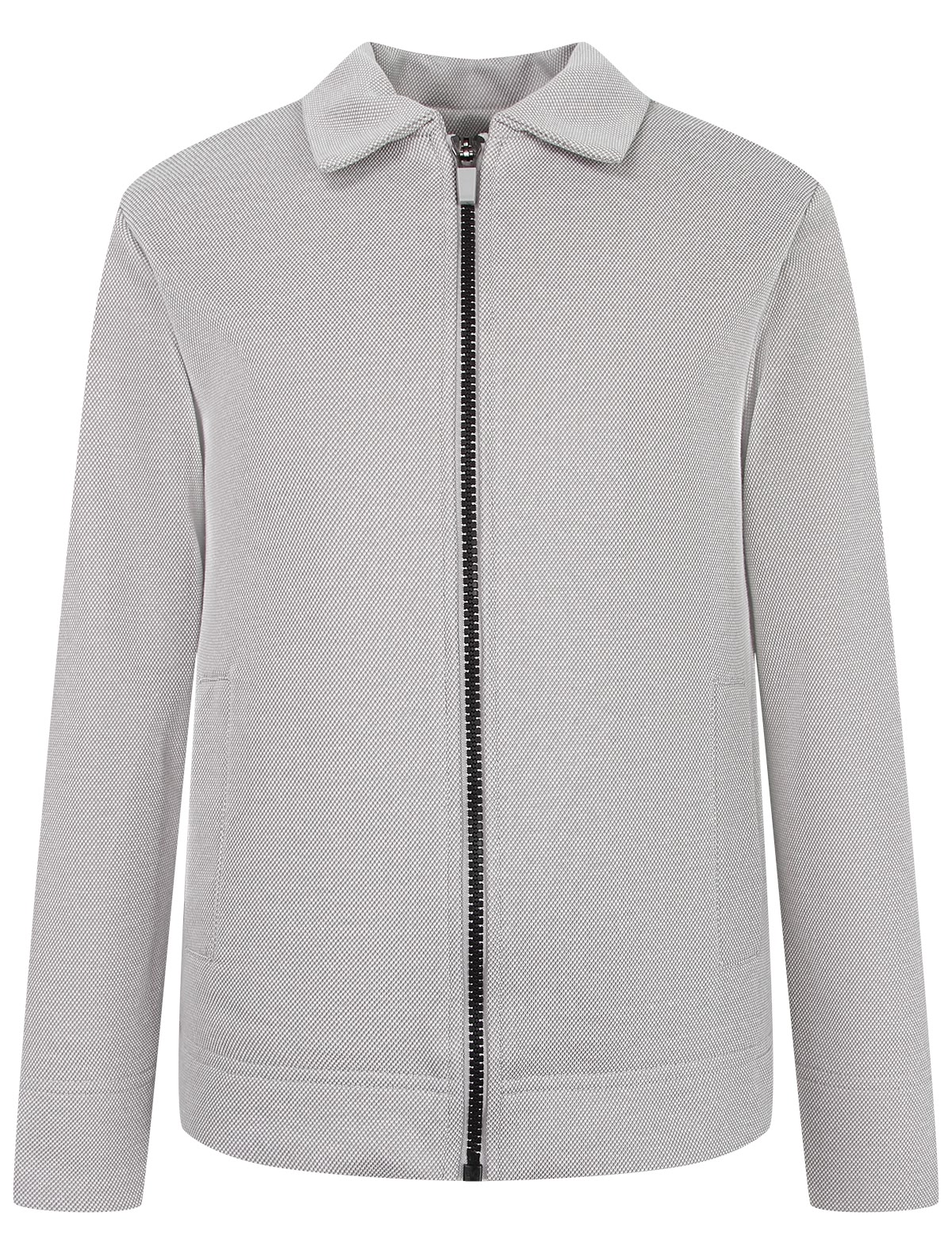 Толстовка цвета серый меланж