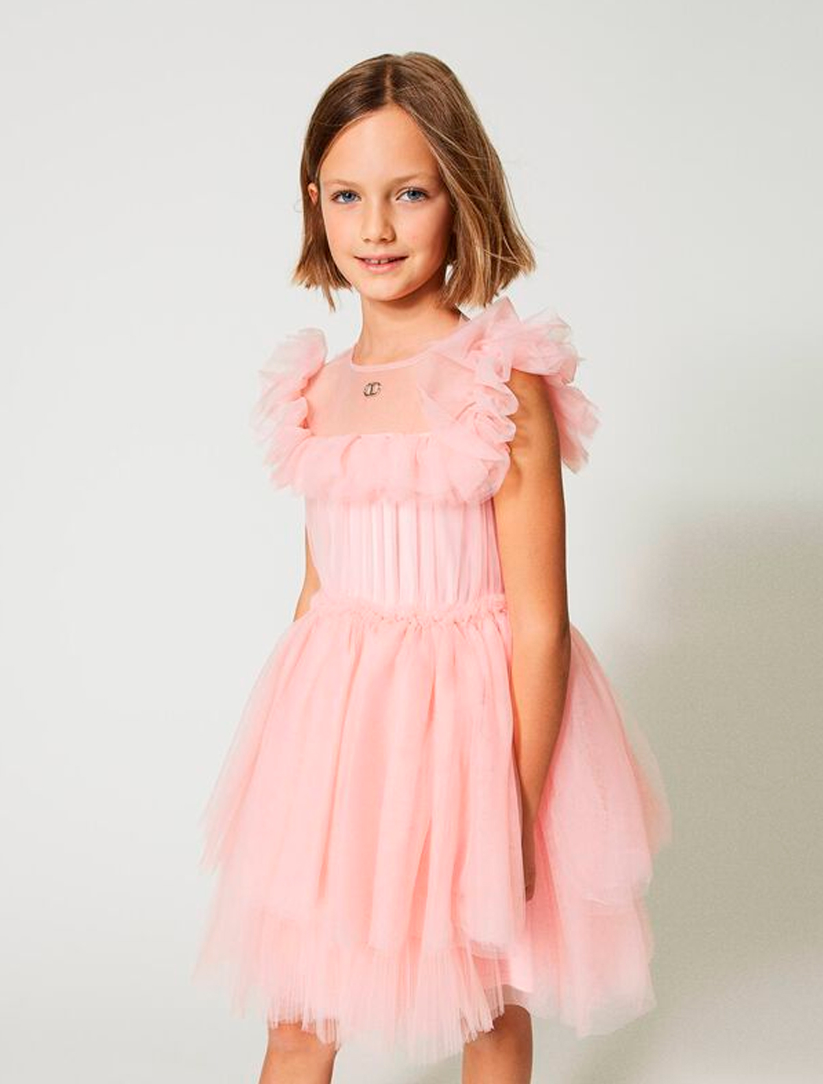 Платье TWINSET 2551238, цвет розовый, размер 6 1054609375297 - фото 2