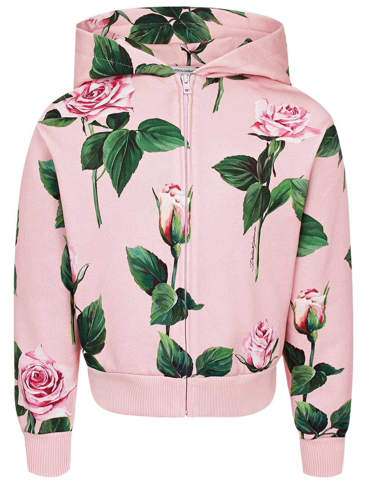 Толстовка с принтом розы