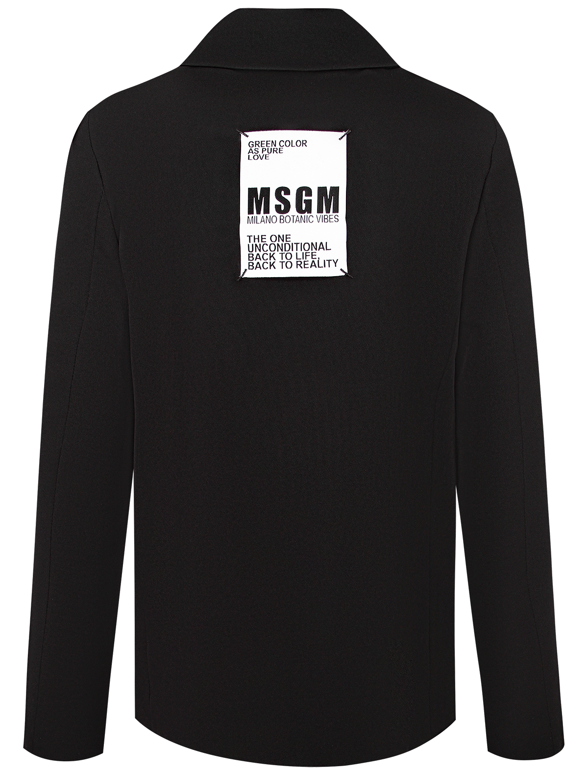 Пиджак MSGM 2467493, цвет черный, размер 9 1334509280335 - фото 3