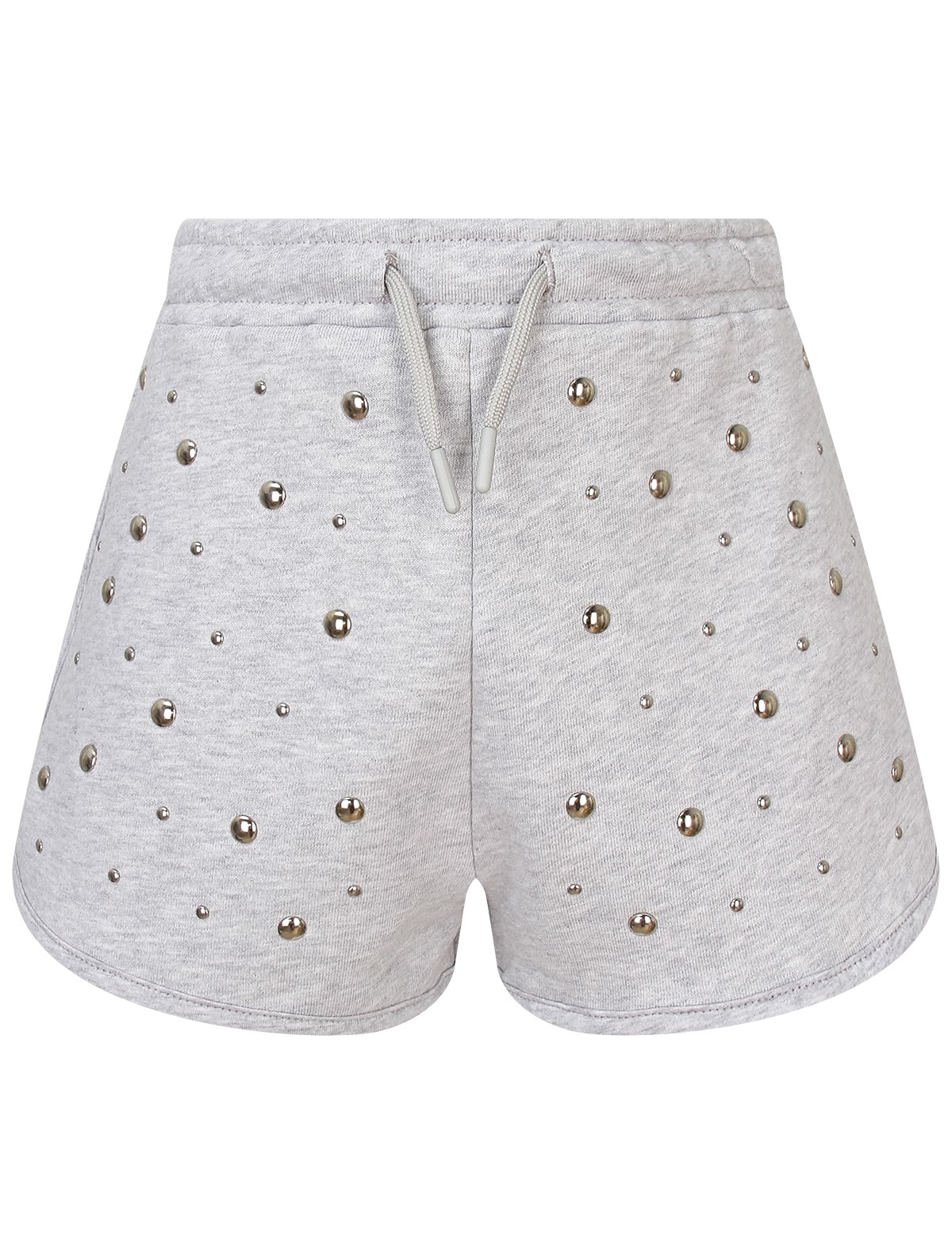 Серые шорты с декором