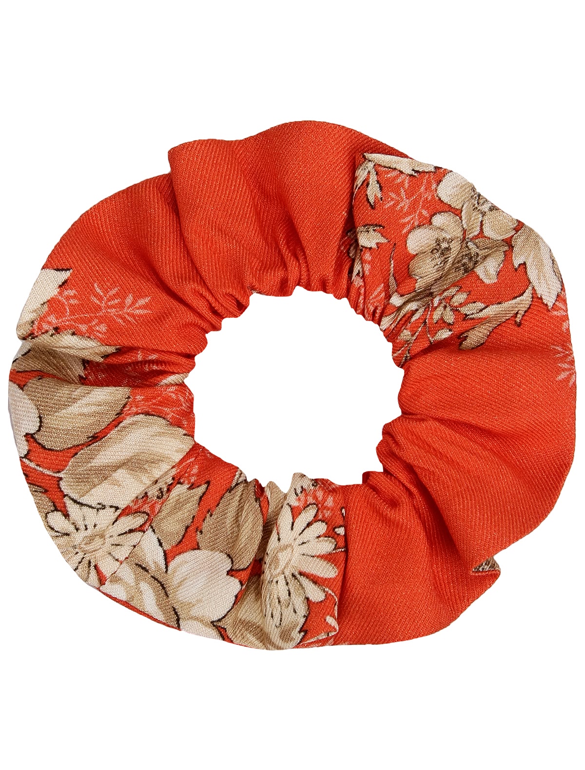 Резинка из вискозы с цветочным принтом