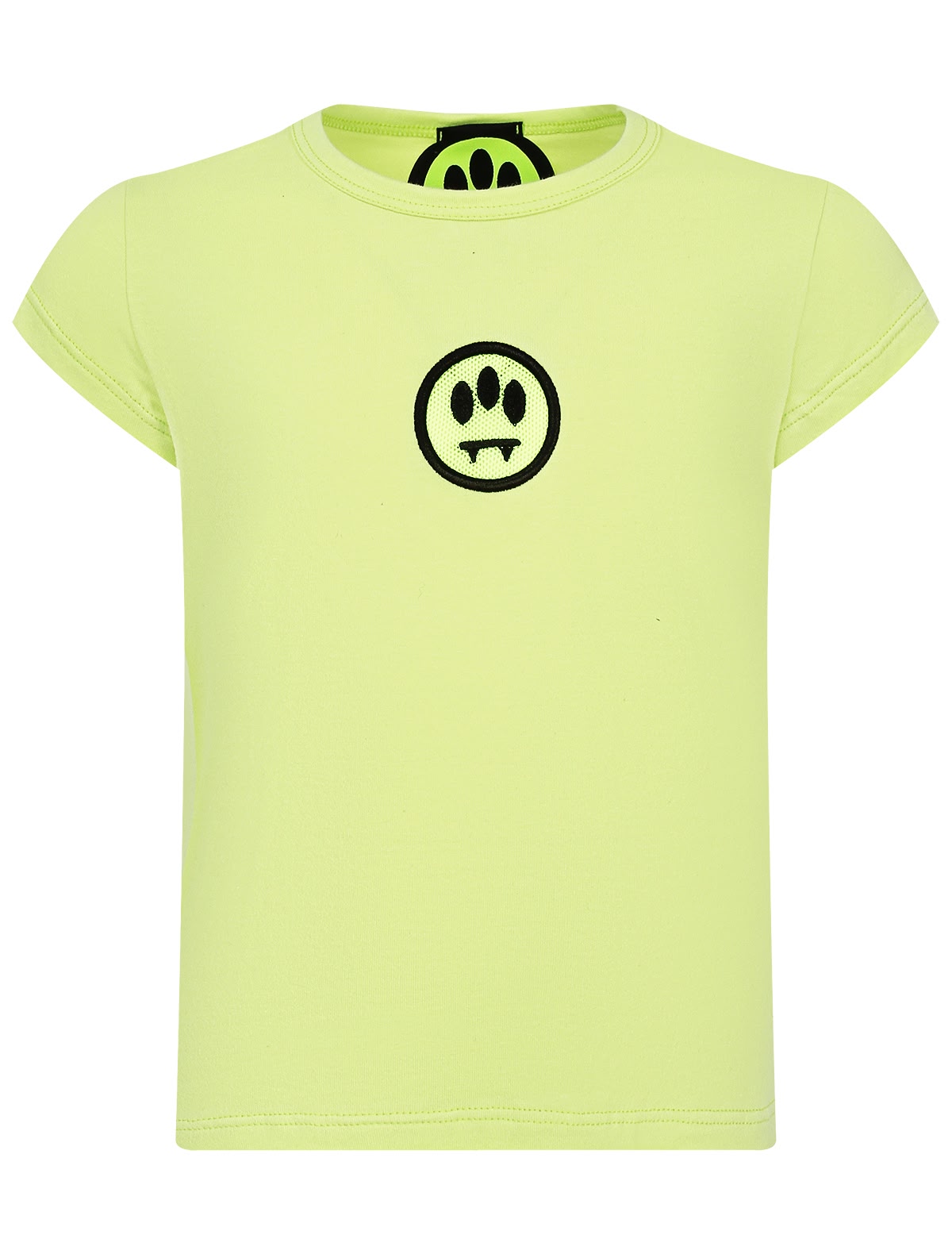 Салатовая футболка с принтом