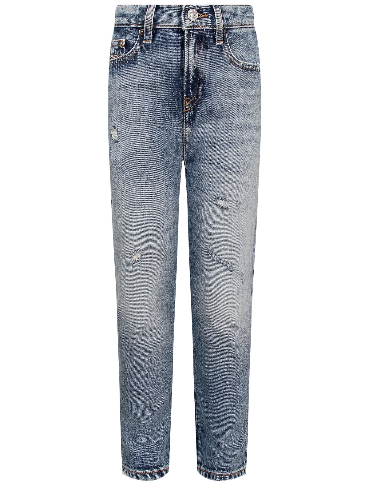 Джинсы с эффектом состаривания