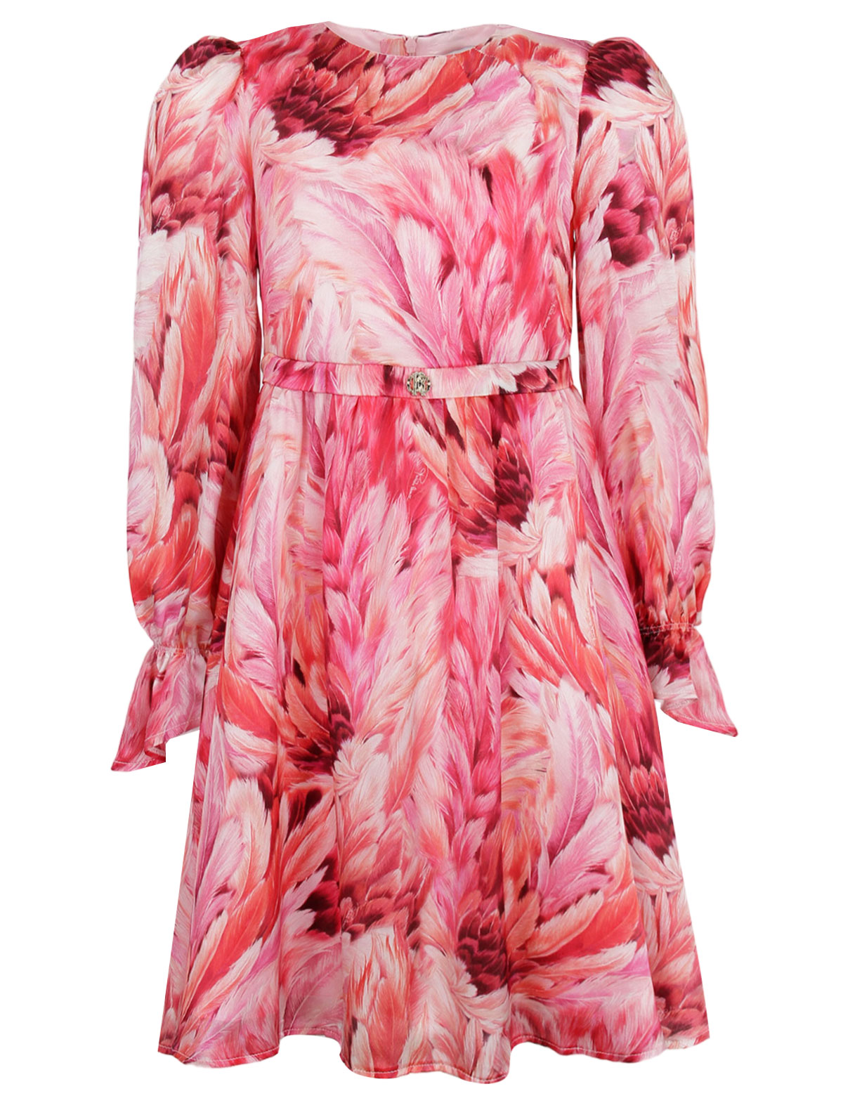 Шёлковое платье с цветочным принтом