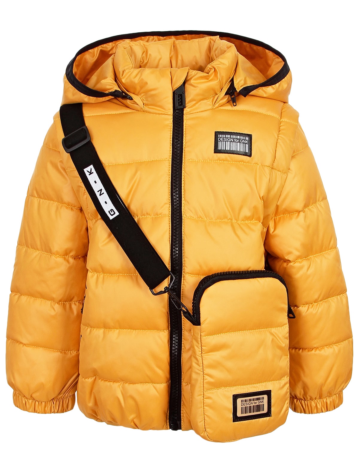 Горчичная куртка-трансформер