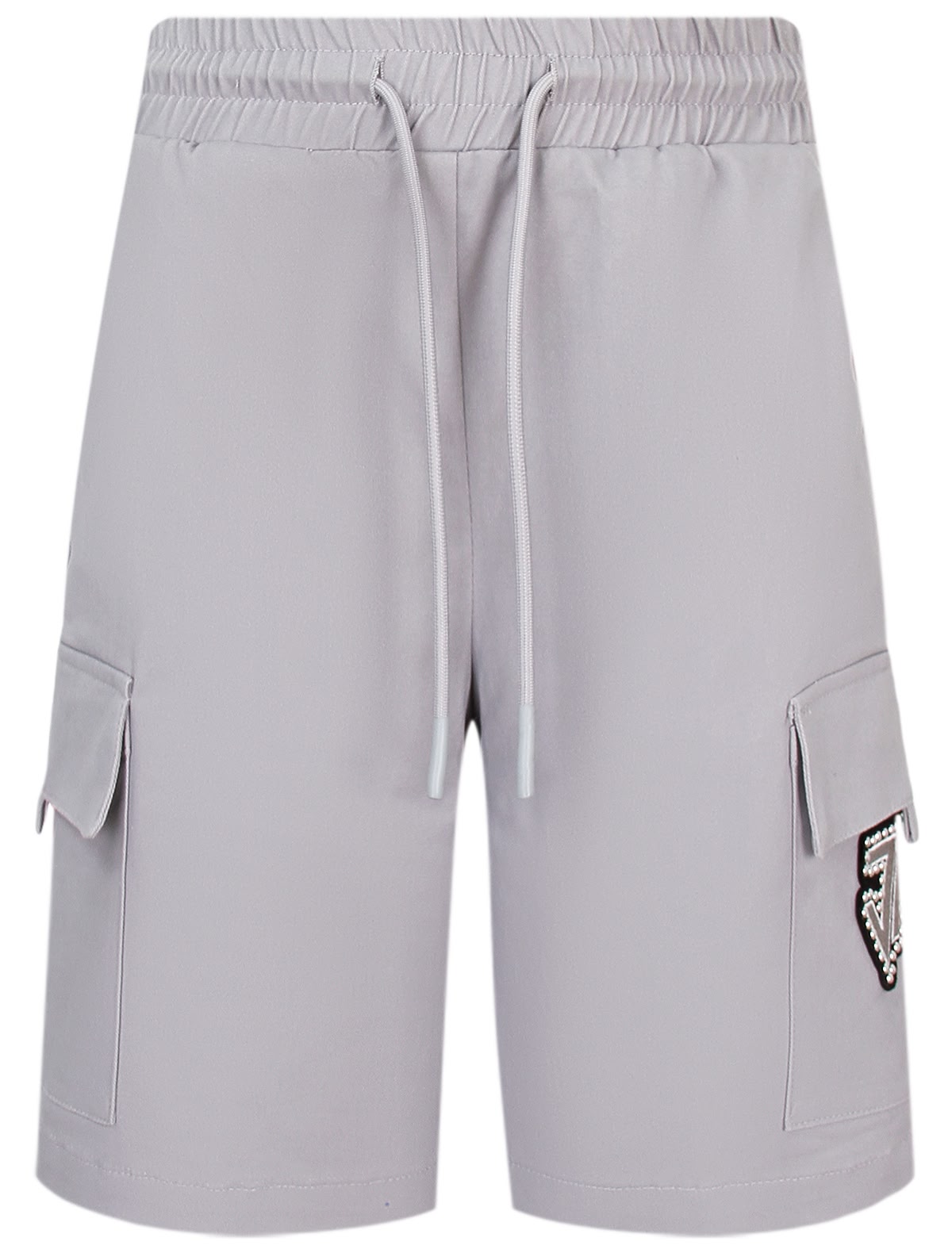 Серые шорты-карго