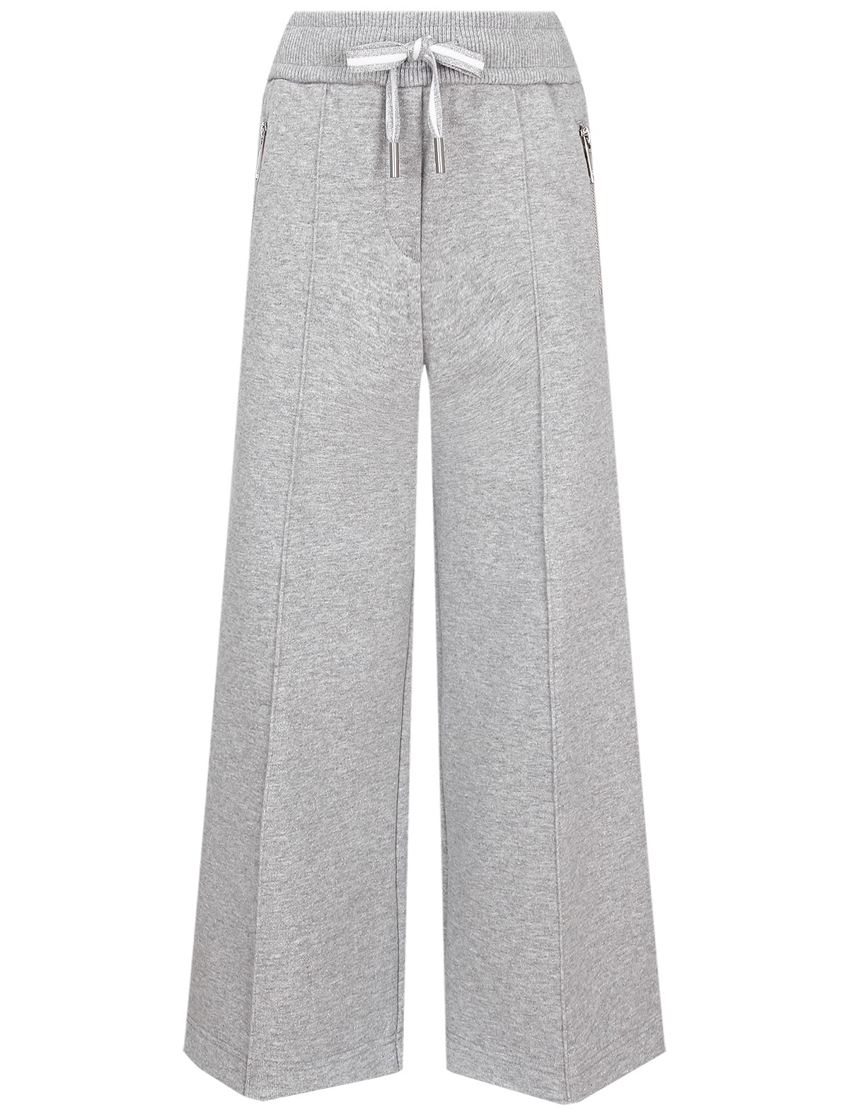 Брюки спортивные с карманами на молнии