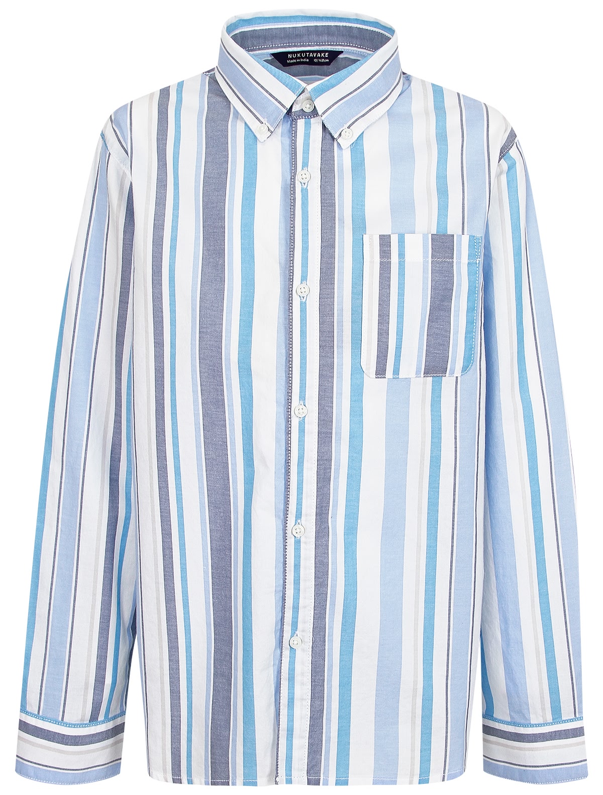 Полосатая рубашка из хлопка