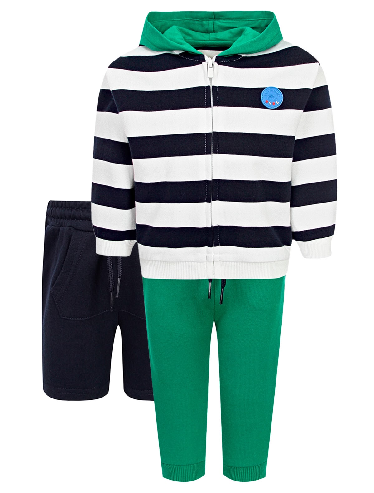 Спортивный костюм из толстовки брюк и шорт