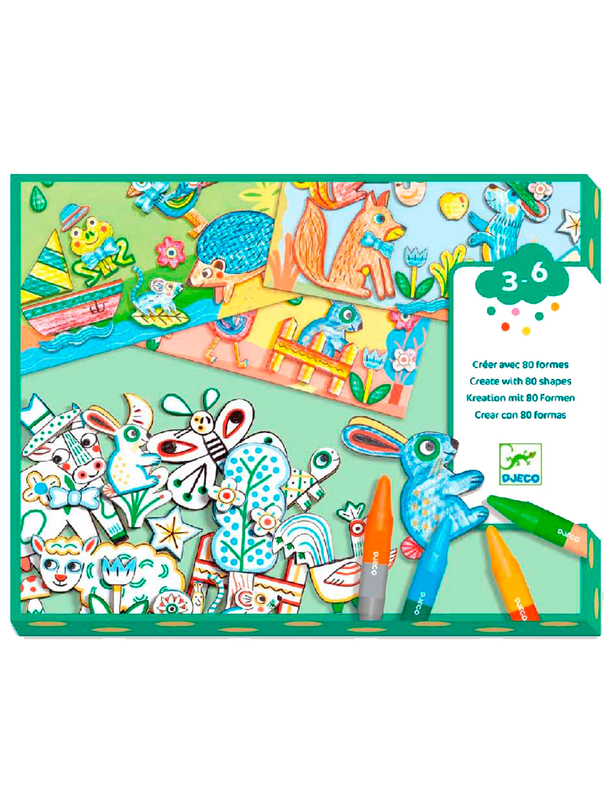 

Игрушка Djeco, Разноцветный, 2390846