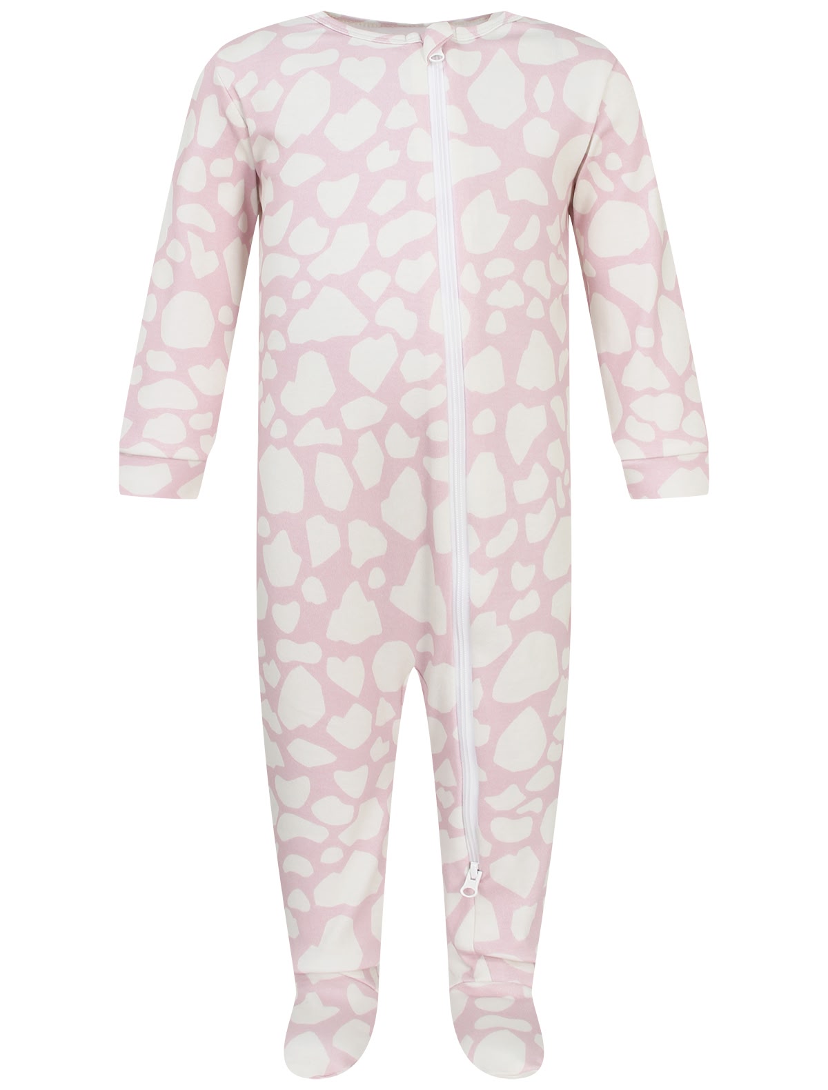 Розовый комбинезон с принтом