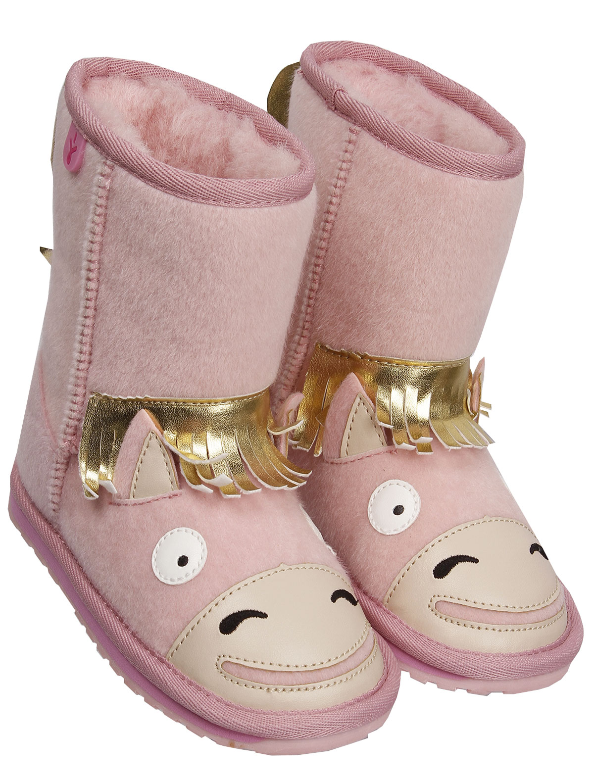 высокие сапоги с единорогами