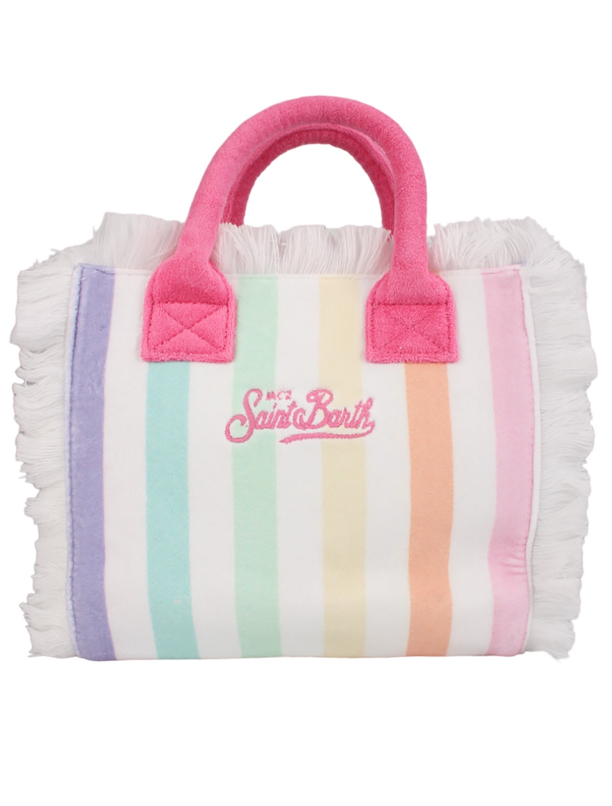 Полосатая пляжная сумка