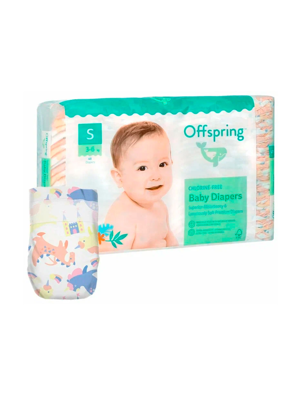 Подгузники Offspring 2290₽