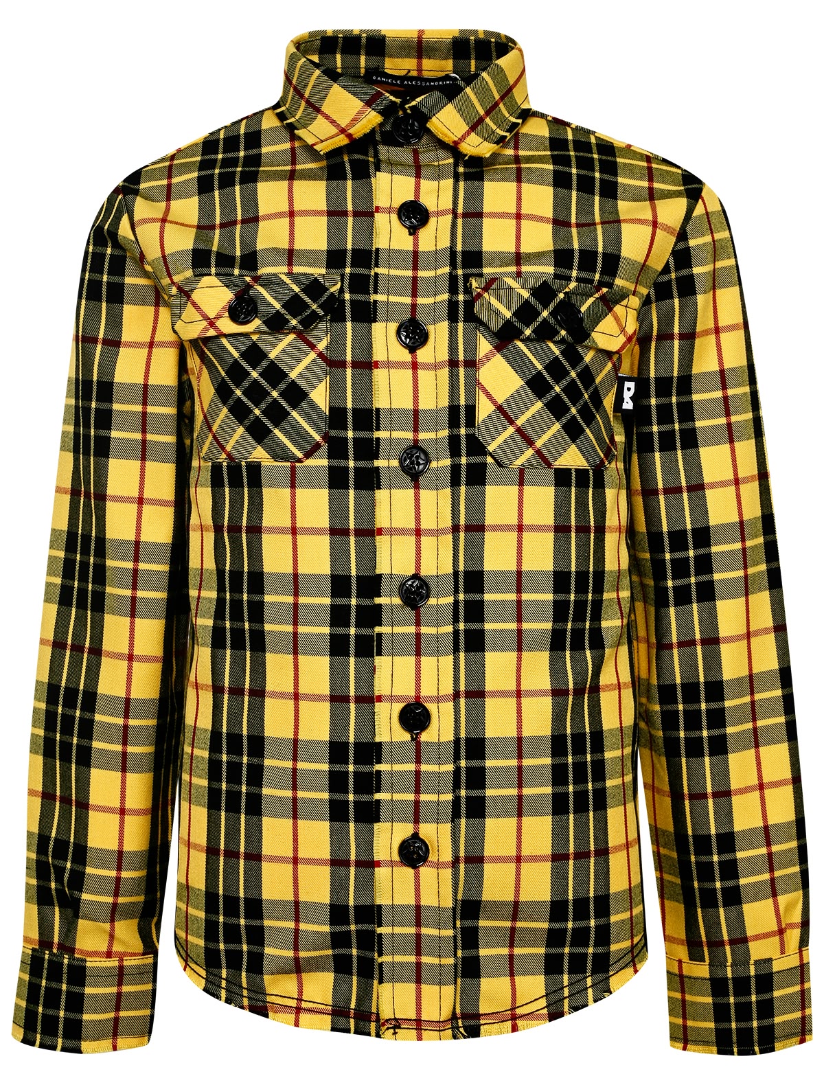 Жёлтая рубашка в клетку