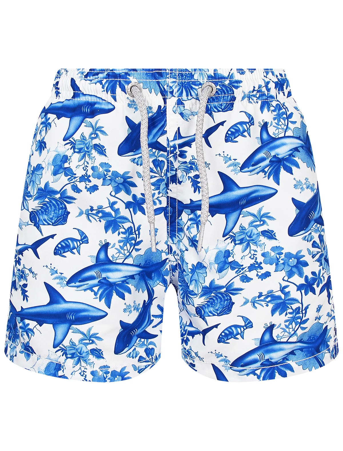 Шорты пляжные с акулами