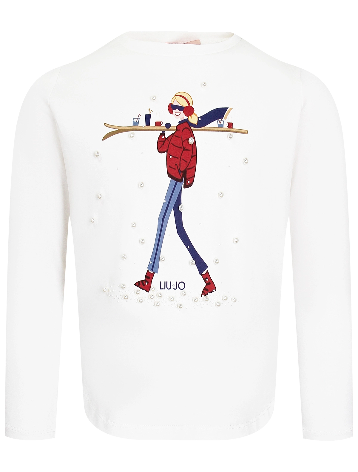 

Лонгслив Liu Jo Junior, Белый, 3092065