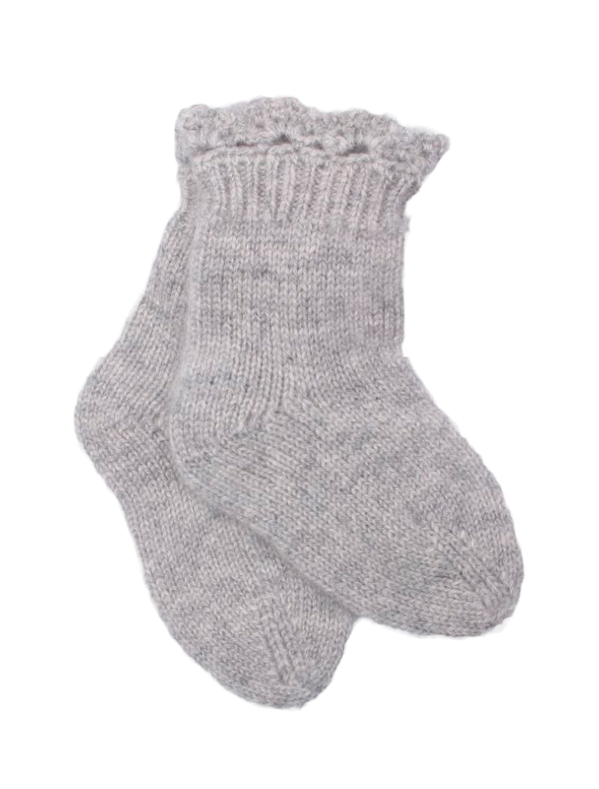 Серые носки из кашемира