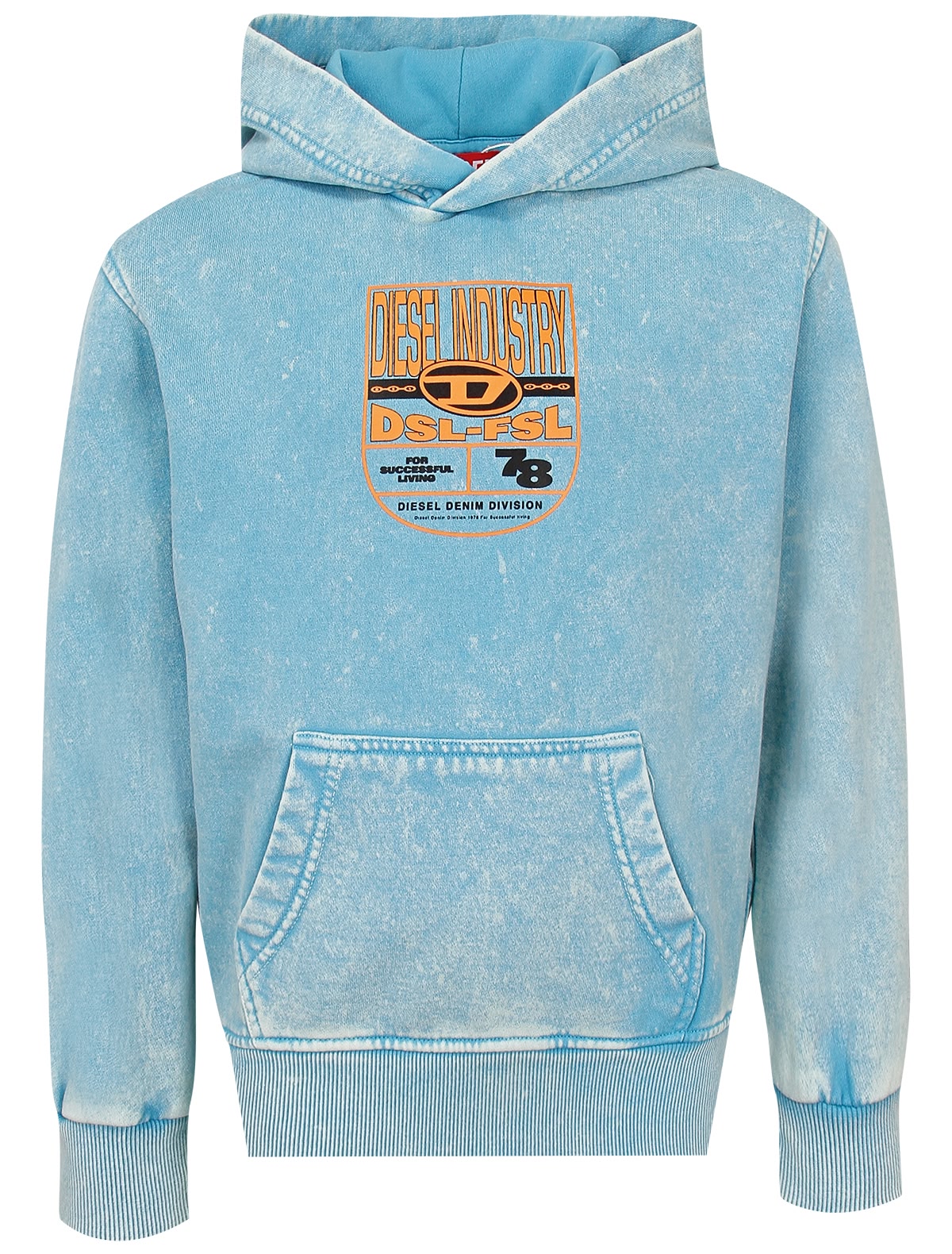 Худи небесного цвета