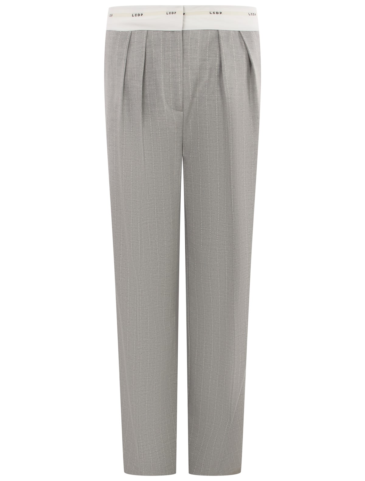 Брюки с логотипом на поясе