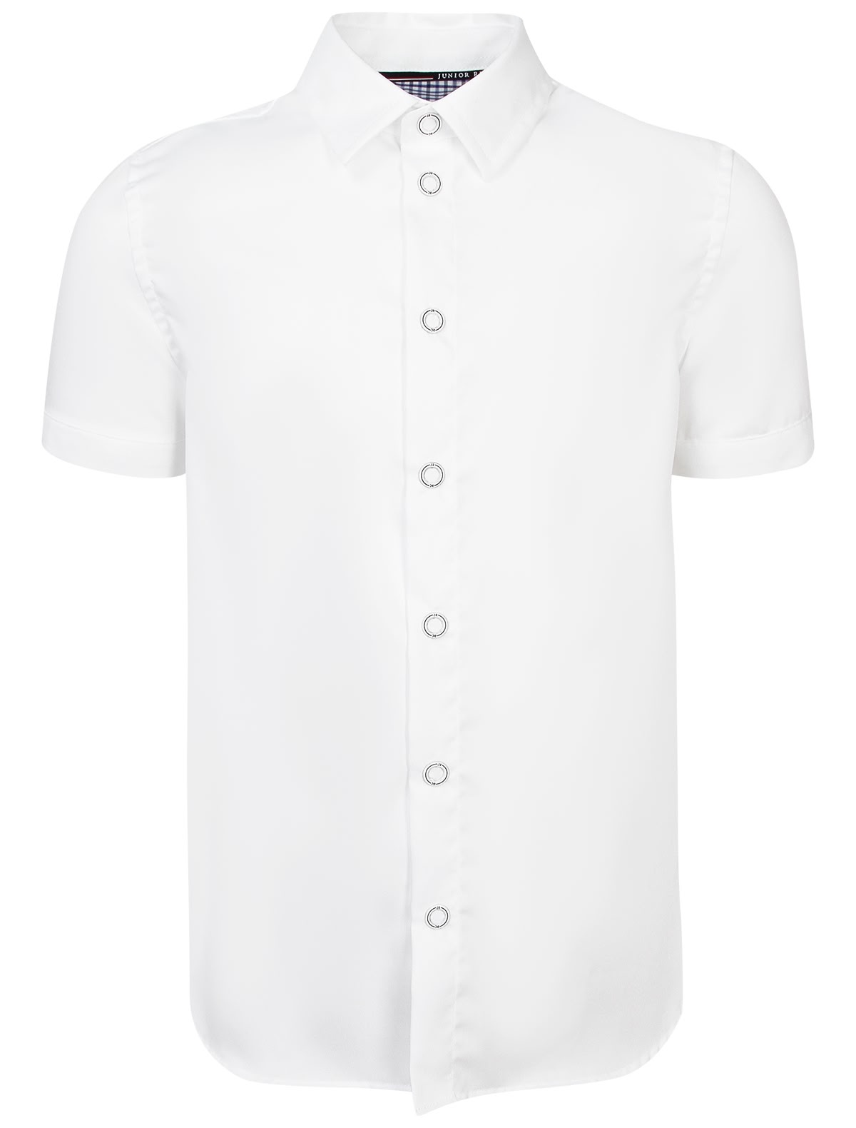 Белая рубашка с коротким рукавом