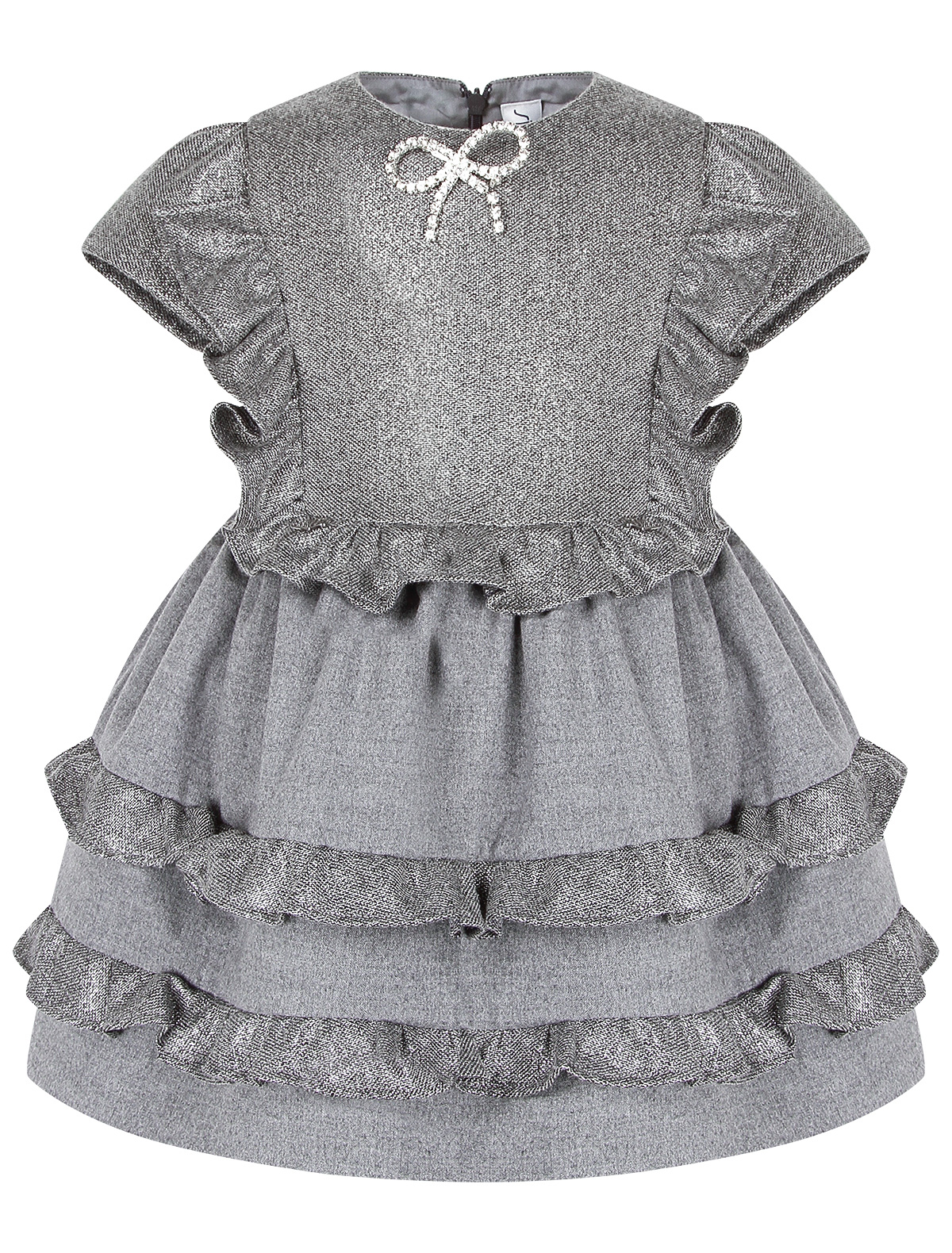 Платье Simonetta 2109013, цвет серый, размер 3 1051709980178 - фото 1