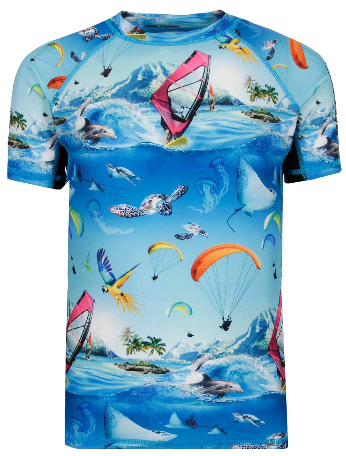 Футболка солнцезащитная с принтом Passion For Motion