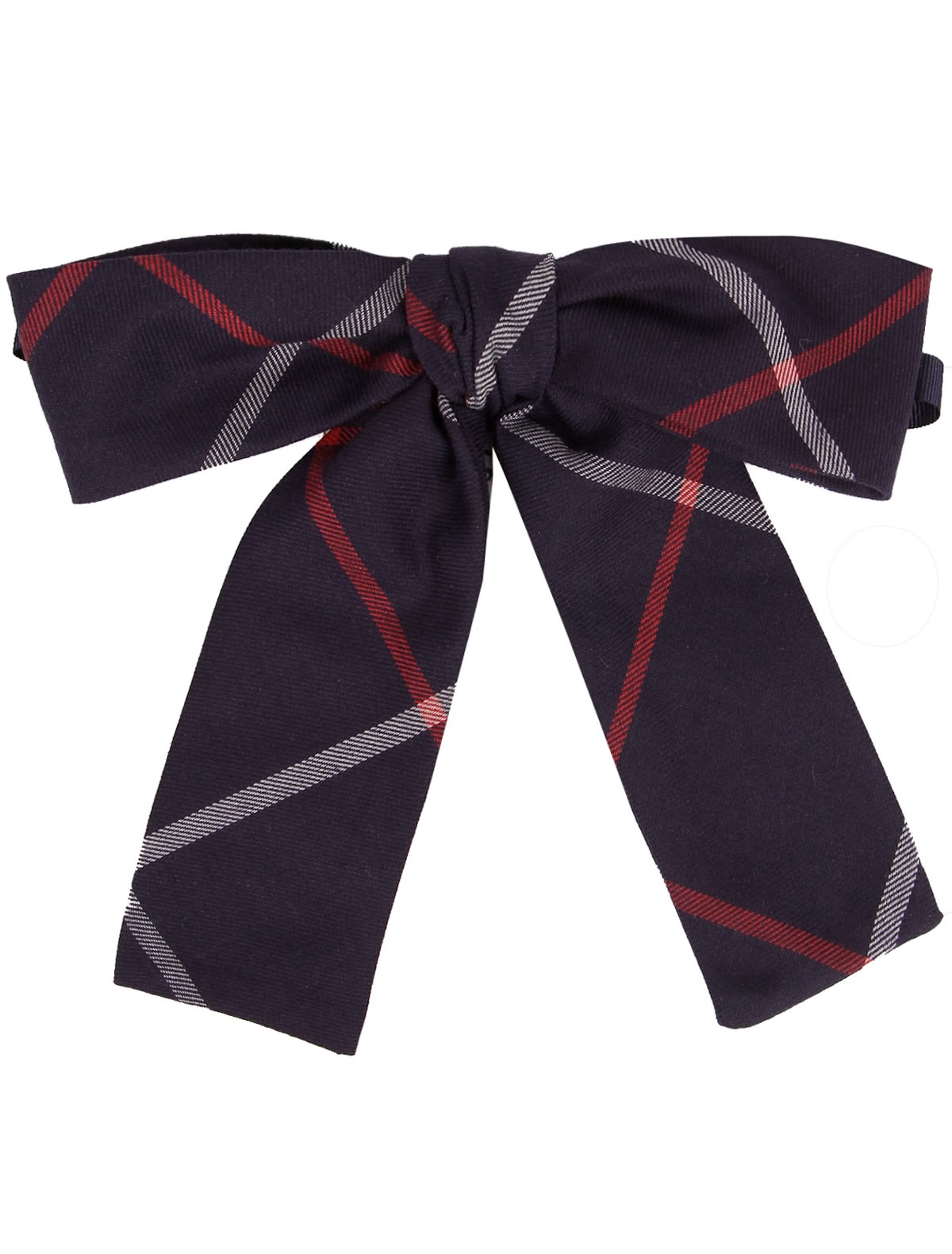 Синий галстук-бабочка