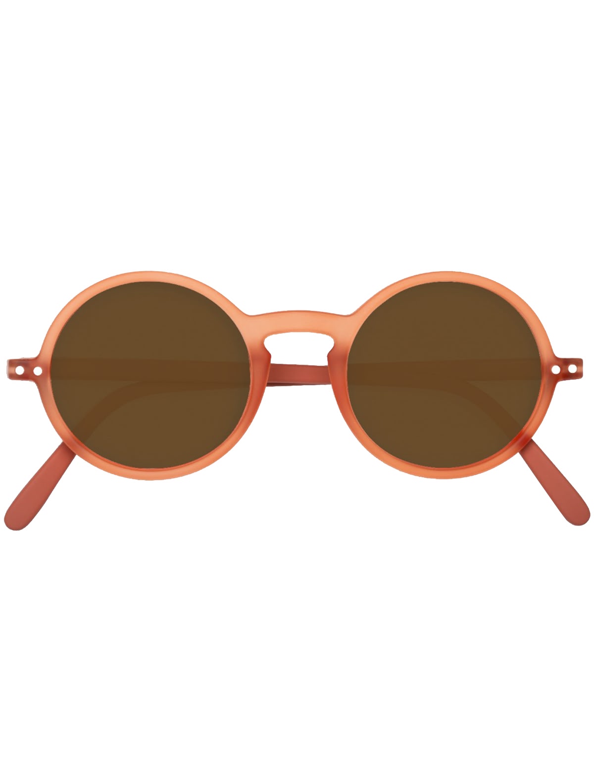 Очки солнцезащитные оранжевого цвета с чехлом