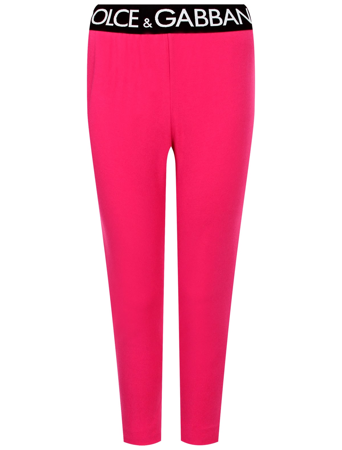 Леггинсы с логотипом на резинке