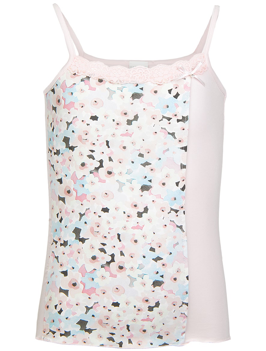 Топ с цветочным принтом