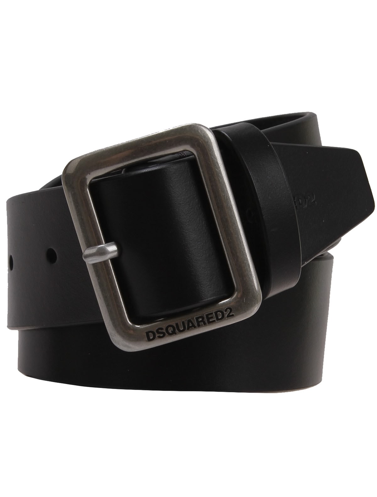 Чёрный ремень из кожи