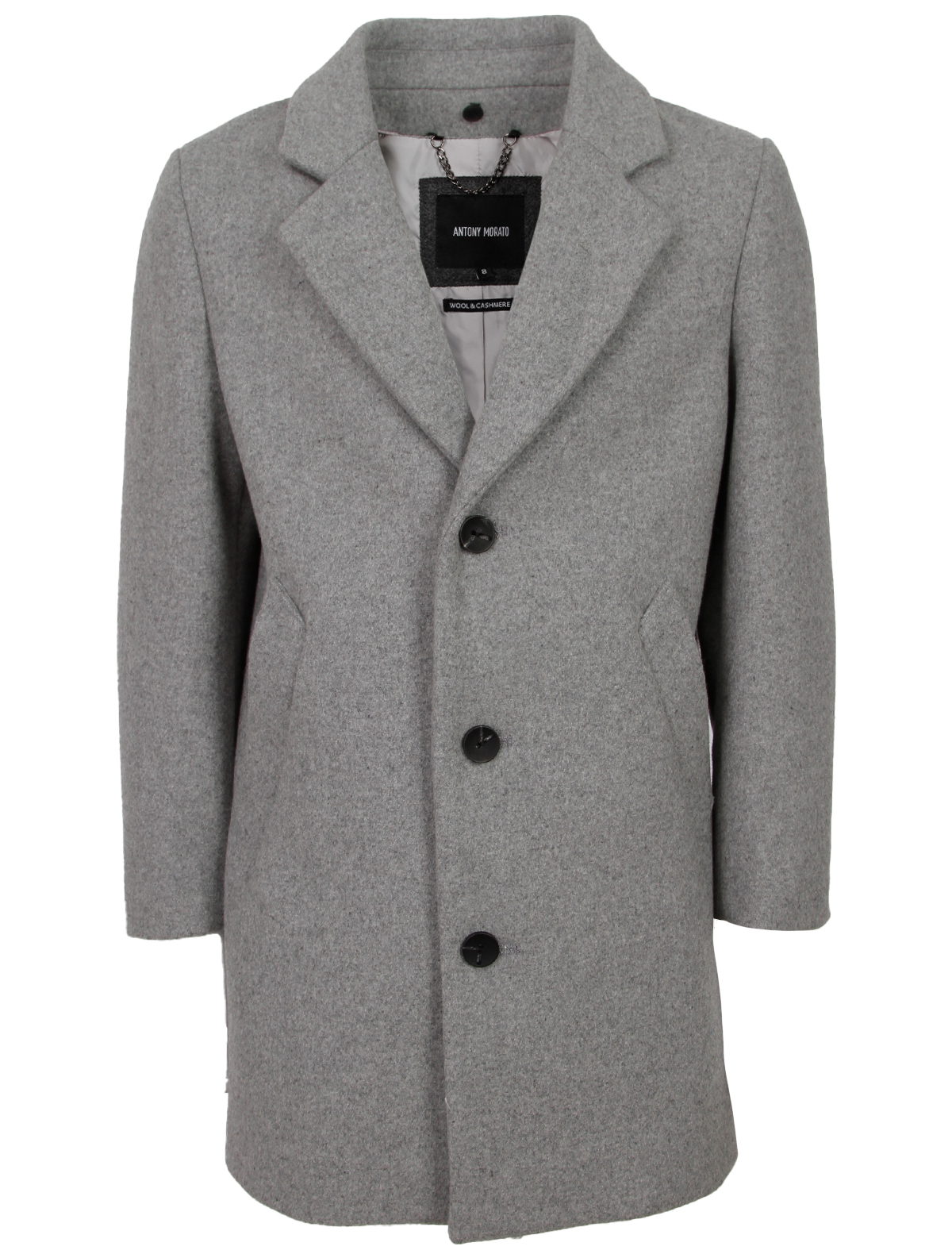 Пальто Antony Morato 2619582, цвет серый, размер 11 1124519381326 - фото 3