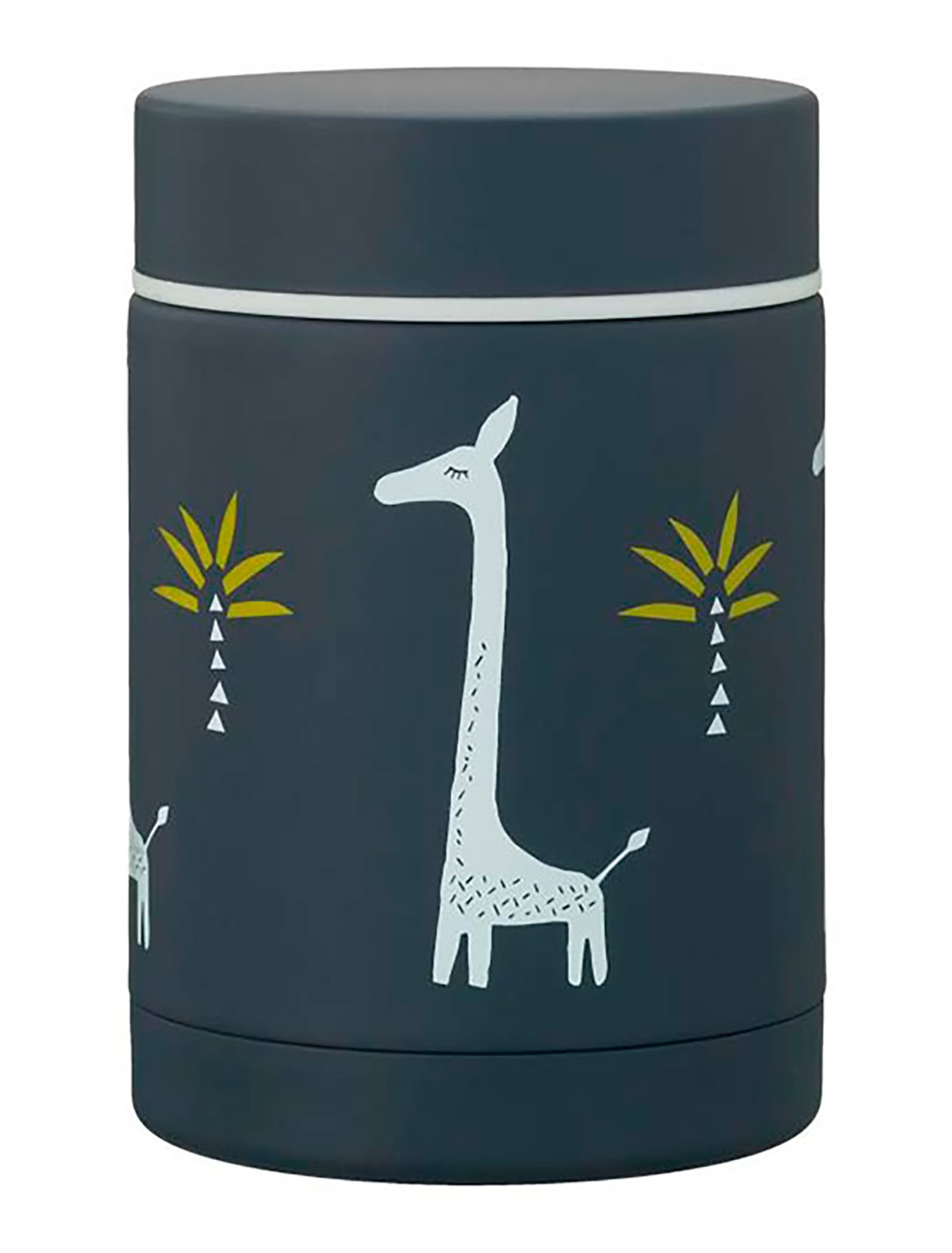 Термос для еды 300 мл с принтом жирафы