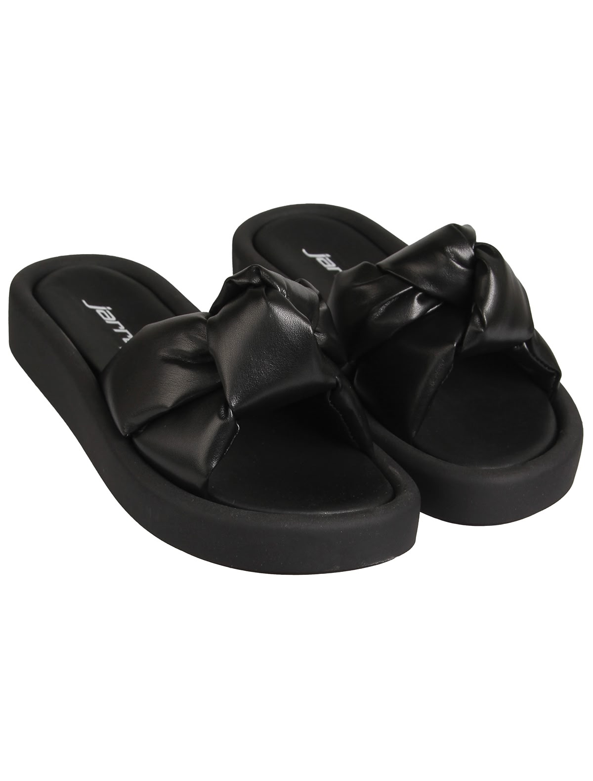 Черные шлепанцы