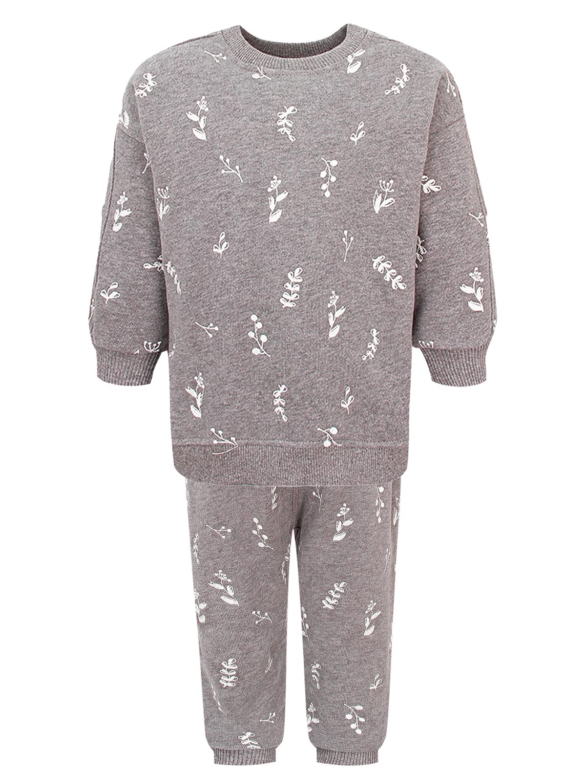 Спортивный костюм с растительным узором