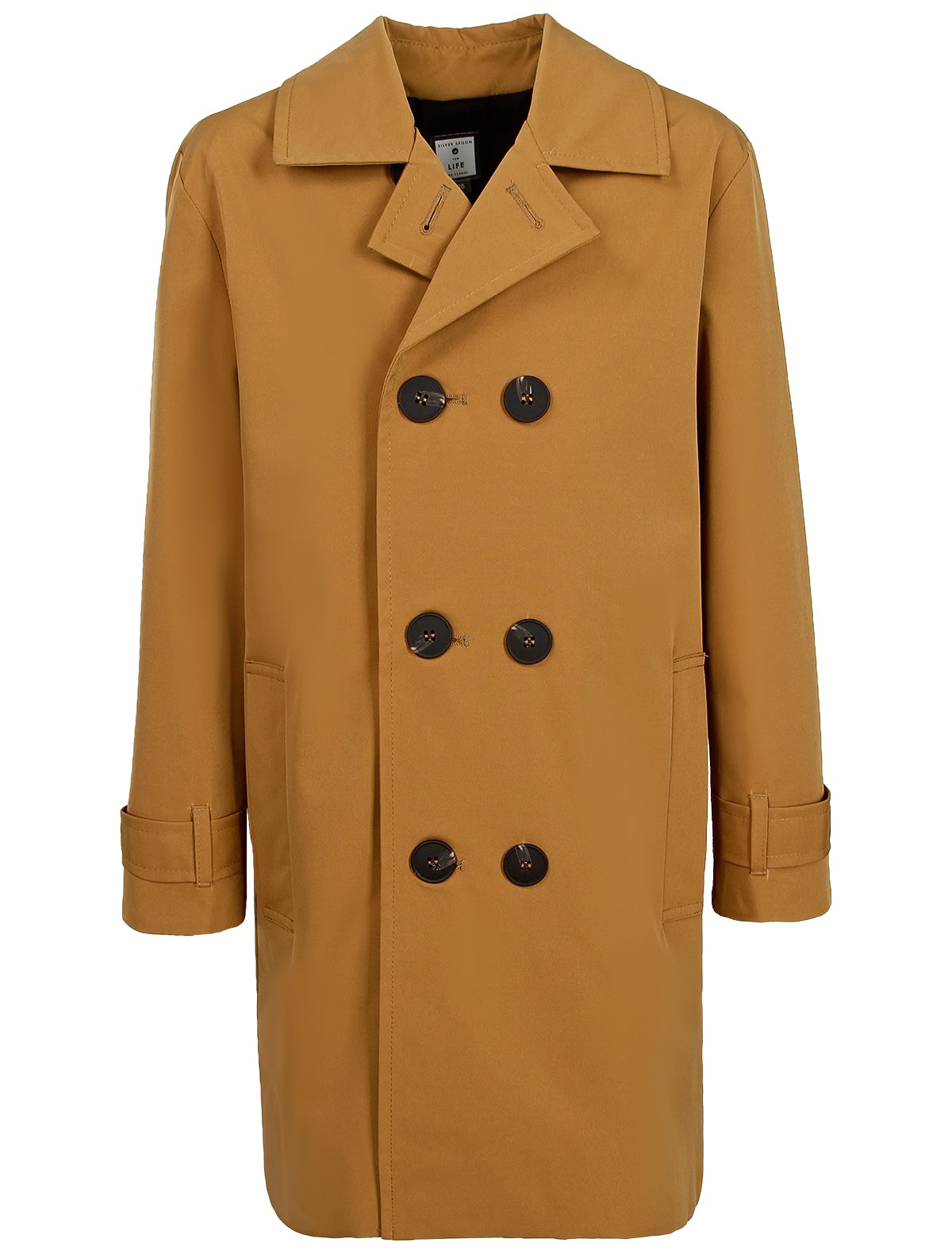 Двубортный тренч