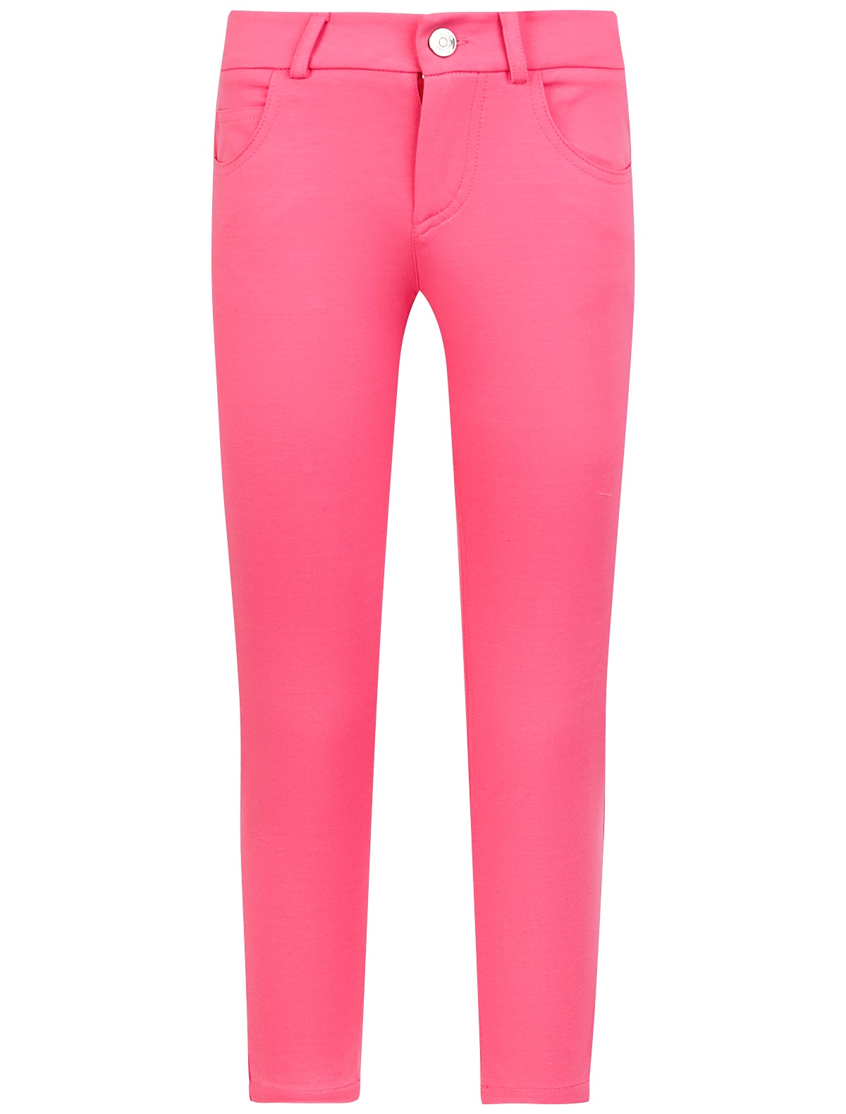 розовые зауженные брюки