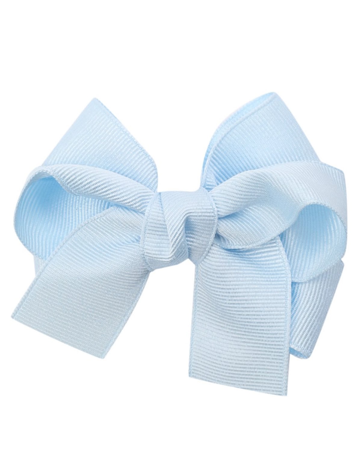 Заколка- зажим "голубой бант"