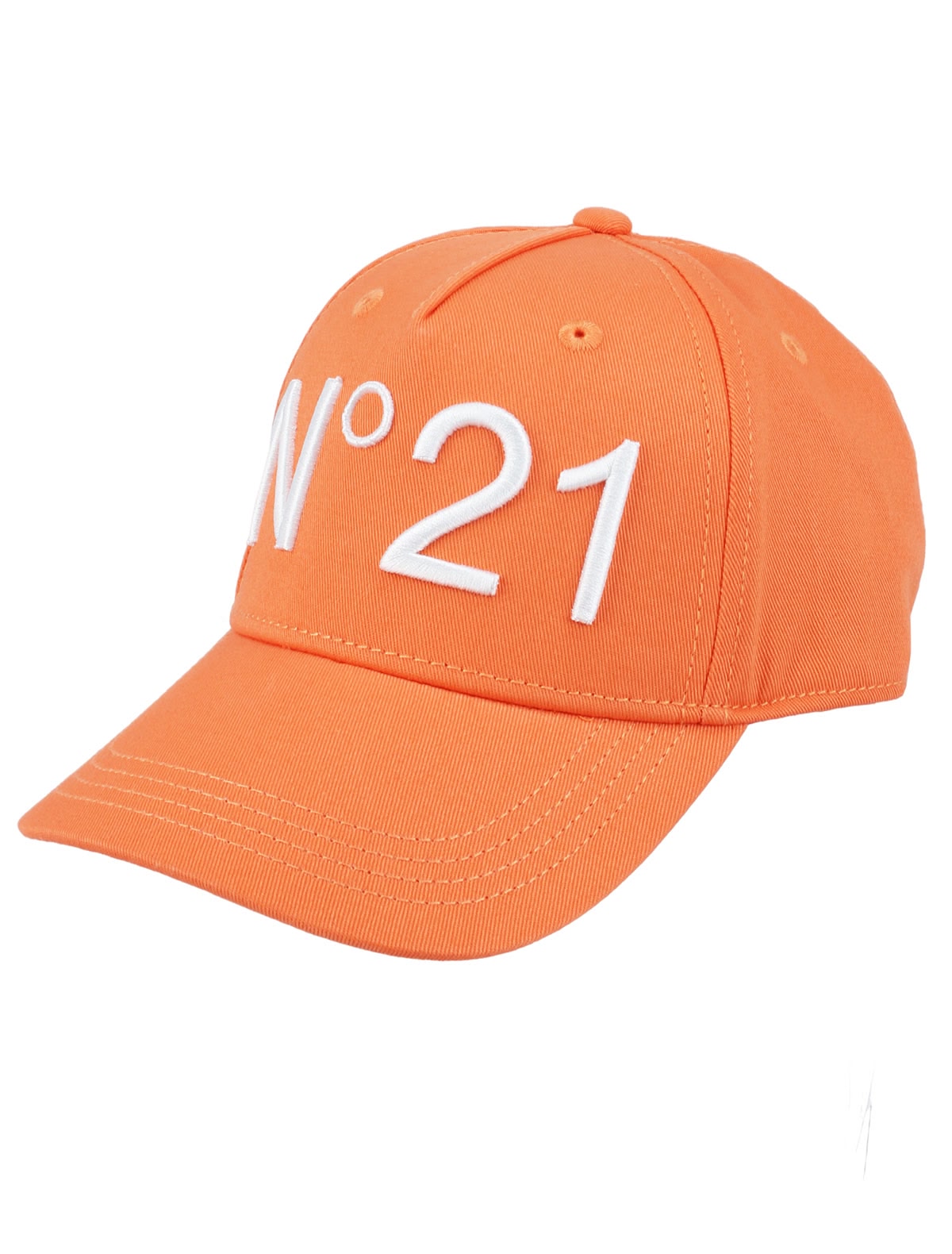 Оранжевая кепка с логотипом