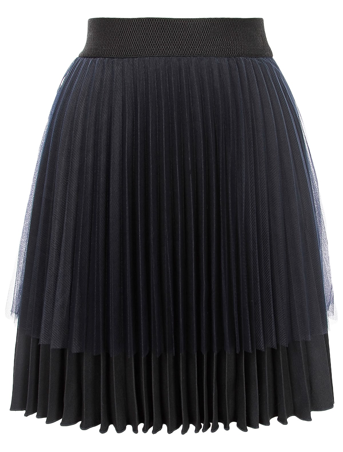 двухслойная Юбка-плиссе