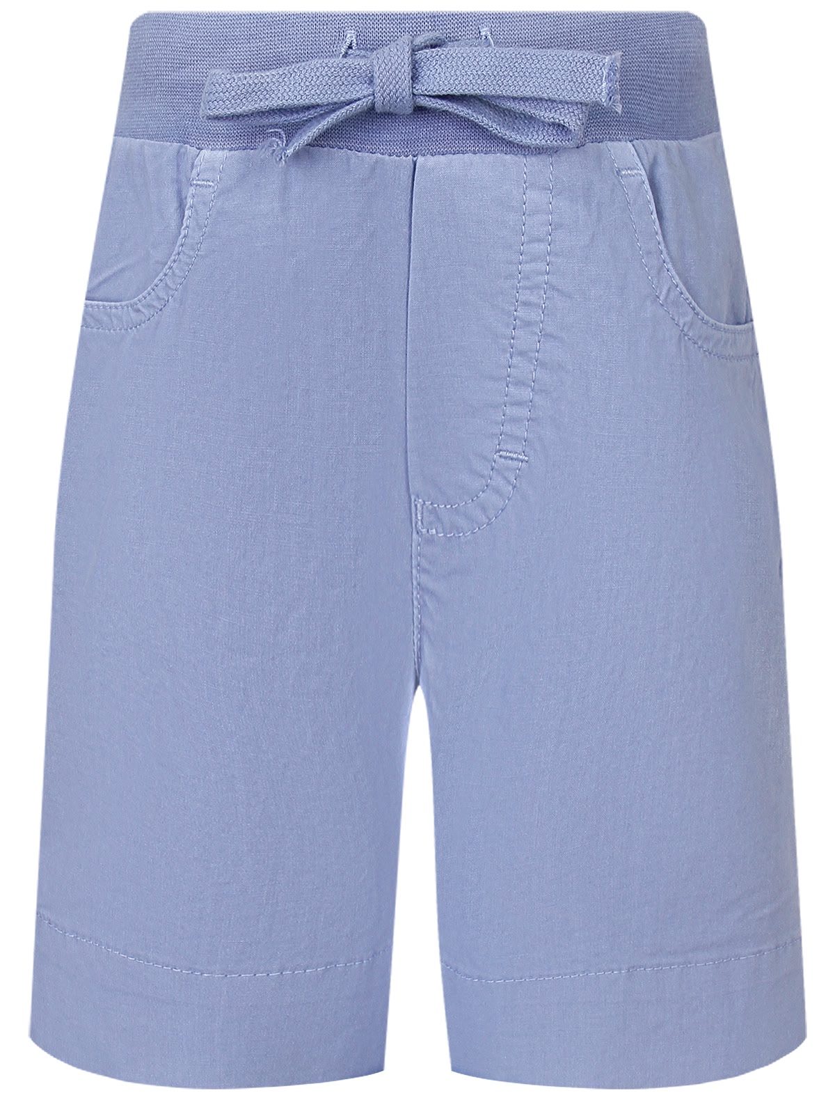 Голубые шорты с карманами