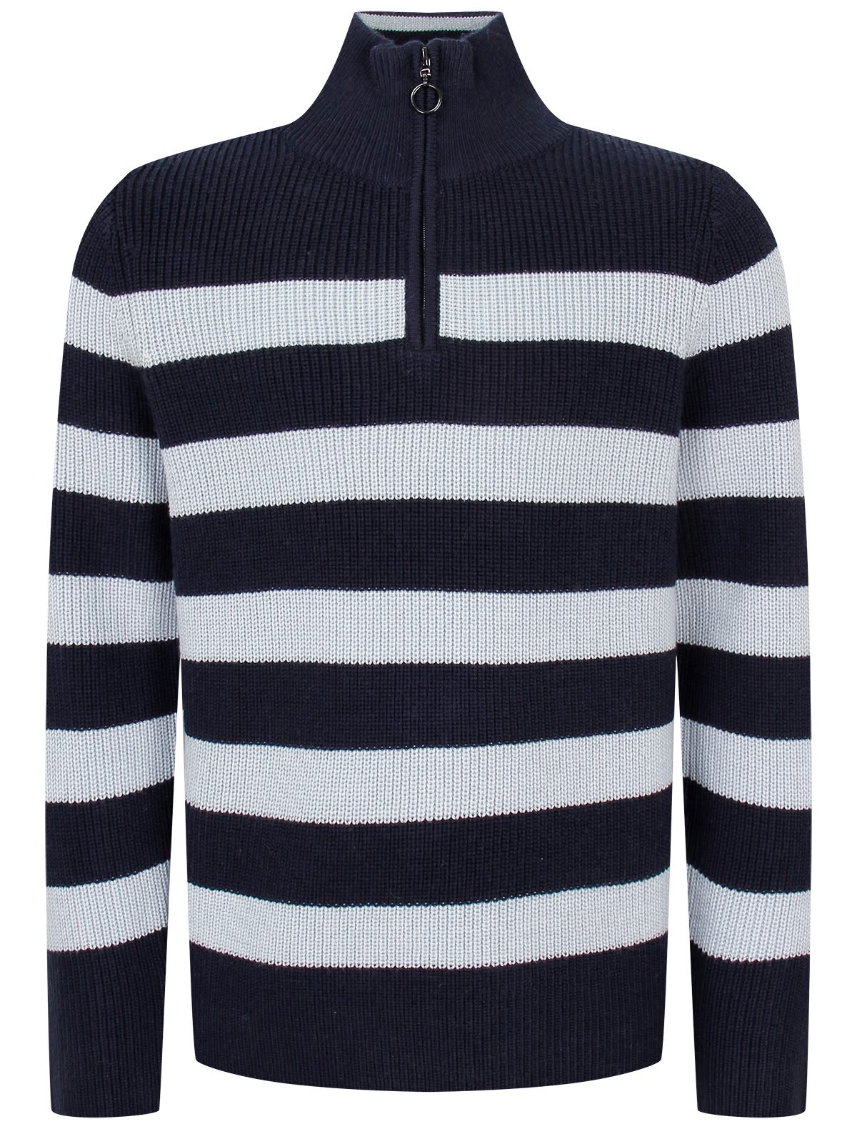 Джемпер в белую полоску